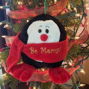 Caltoy Plush Ornament ‘Be Merry!’ Penguin (VGT/EUC)